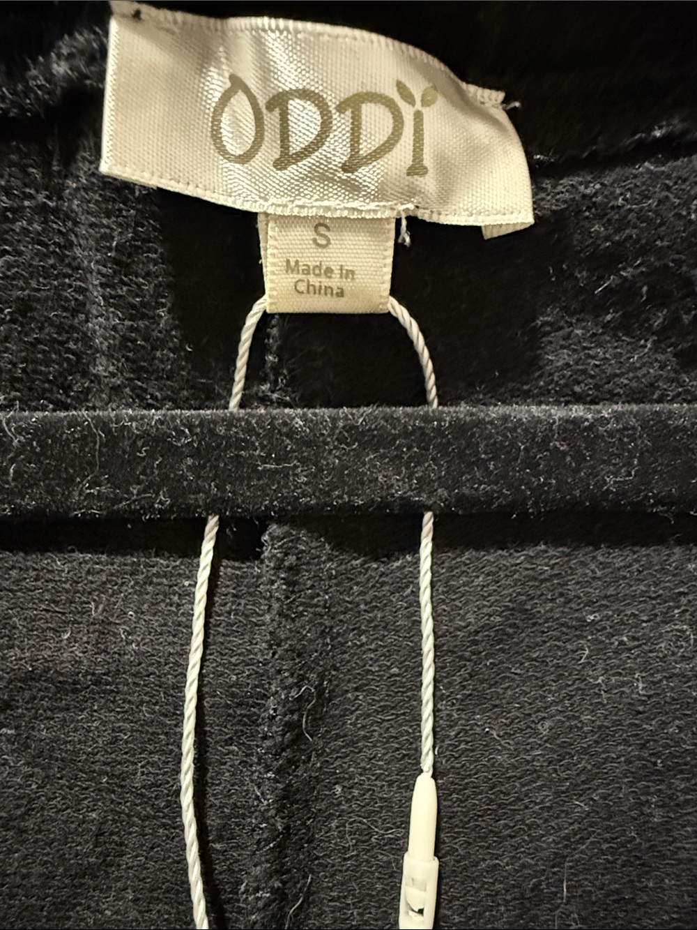 ODDY Black Wide-Leg Pants with Leopard Star Appliqués - Picture 2 of 7